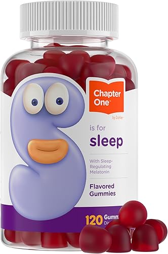 Zahler - Gomitas de melatonina Chapter One Sleep para niños y adultos (120 gomitas saborizadas) - 2.5 mg, Kosher, apoyo natural para el sueño