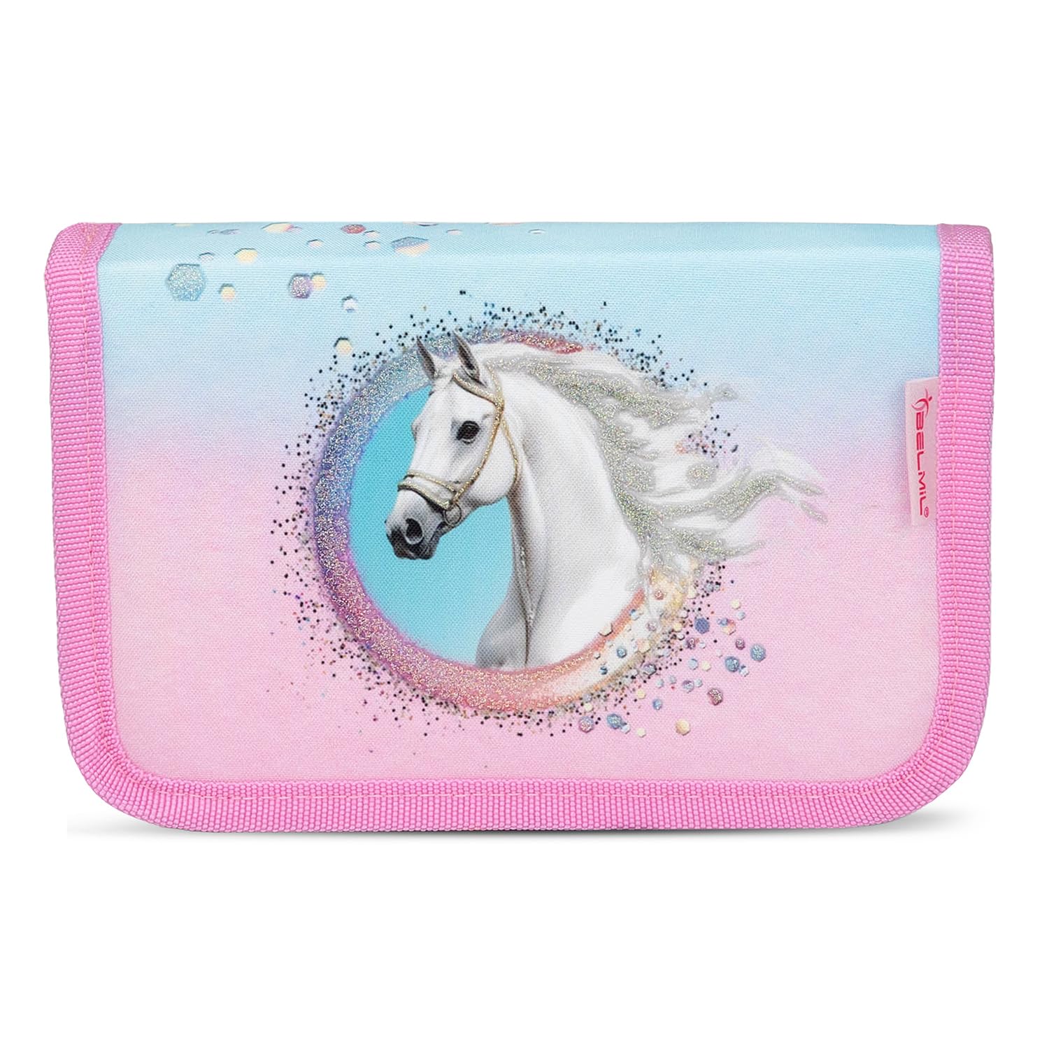 Belmil Classy tornister szkolny zestaw 5-częściowy z ponczo przeciwdeszczowym (403-13/AG/S/RP) (Dream Hooves Pinky)
