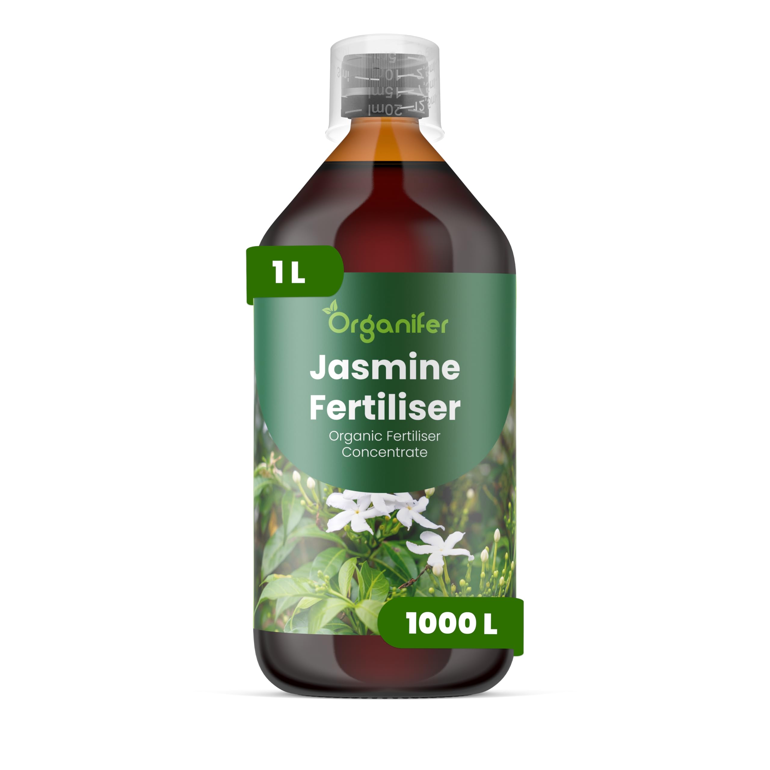 Fertilizante Líquido - 1L - Para Jazmín - NPK 2-1-8 | Vitalidad Y Desarrollo Óptimo - Organifer