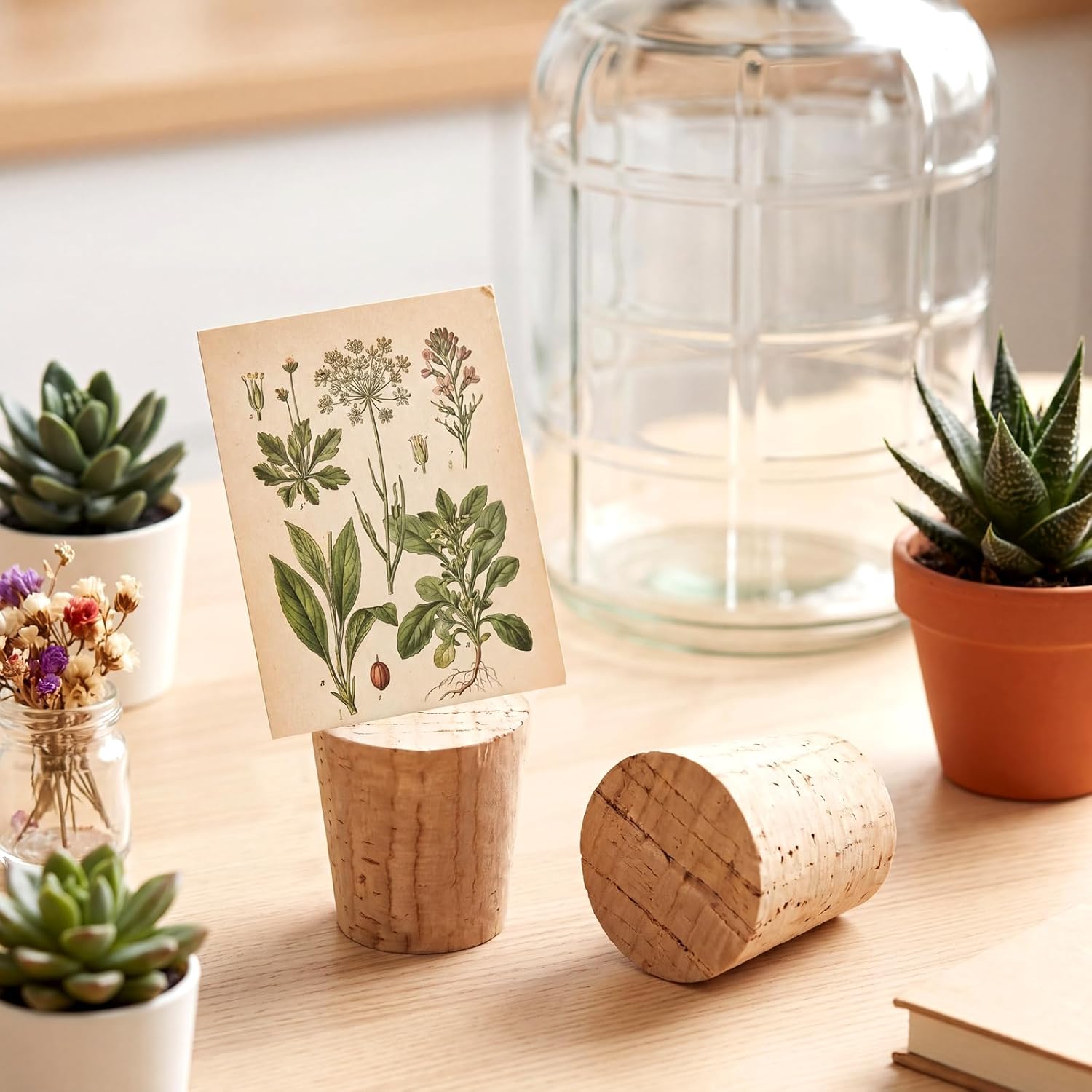 WLLHYF 2 Pcs Carboy Cork Stopper, Fermentation Cap Cork Stoppers