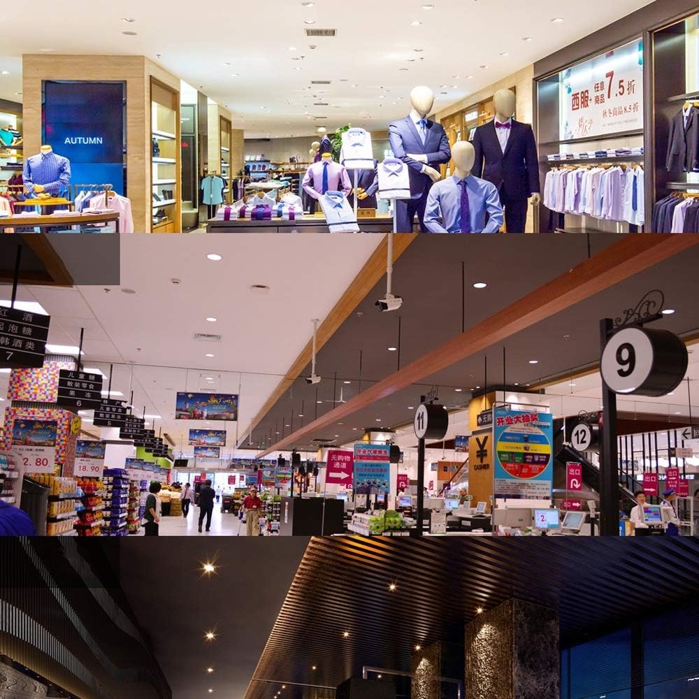 Recessed Ultra Slim 8w/12w COB LED Ceiling Down Light Spotlights Round Recessed Downlight Indoor Lighting Bedroom Office Aluminum Panel Light Decoration Mall Corridor Aisle Lighting Fixture Inte