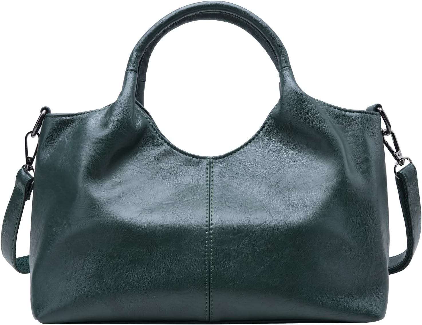 Genuine Leather Women's Shoulder Handbags, Purses for Women, Leather Purse Designer Handbags Soft Tote Hobo Bags