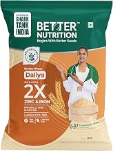 Better Nutrition Biofortified Daliya | High Protein | Rich in Iron & Zinc | 100% Natural | Healthy Daliya | High Fiber For Digestive Ease | 1kg