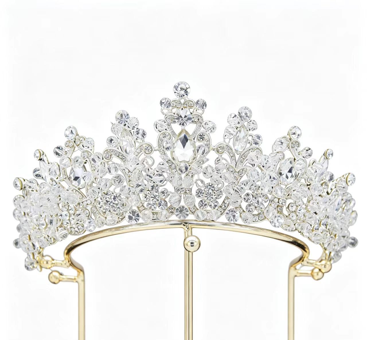 New Queen Crowns Rhinestone Tiara-Bride Wedding Hair crystal Accessories