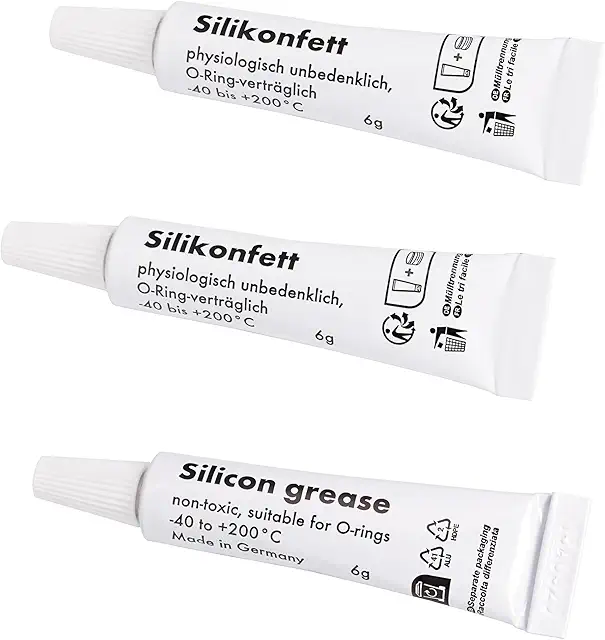 EPDM Kit: Food-Grade Silicone Grease for Coffee Machines (3x6g)