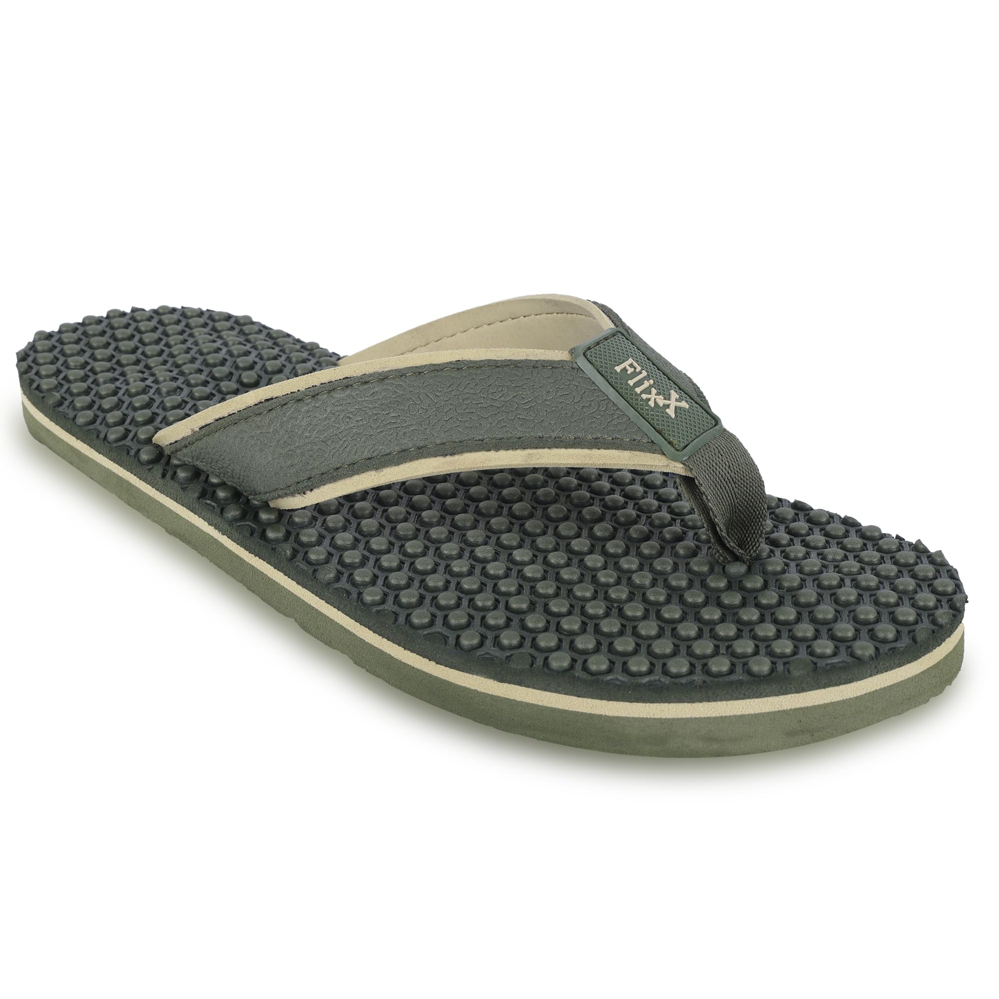 flixx ™ Men's Stylish Acupressure Slippers for Pain Relief | Magnetic Therapy Footwear for Stress Relief, Boosts Circulation, Reduces Foot Fatigue, Comfortable and Durable for Daily Use and Relaxation-picture-49