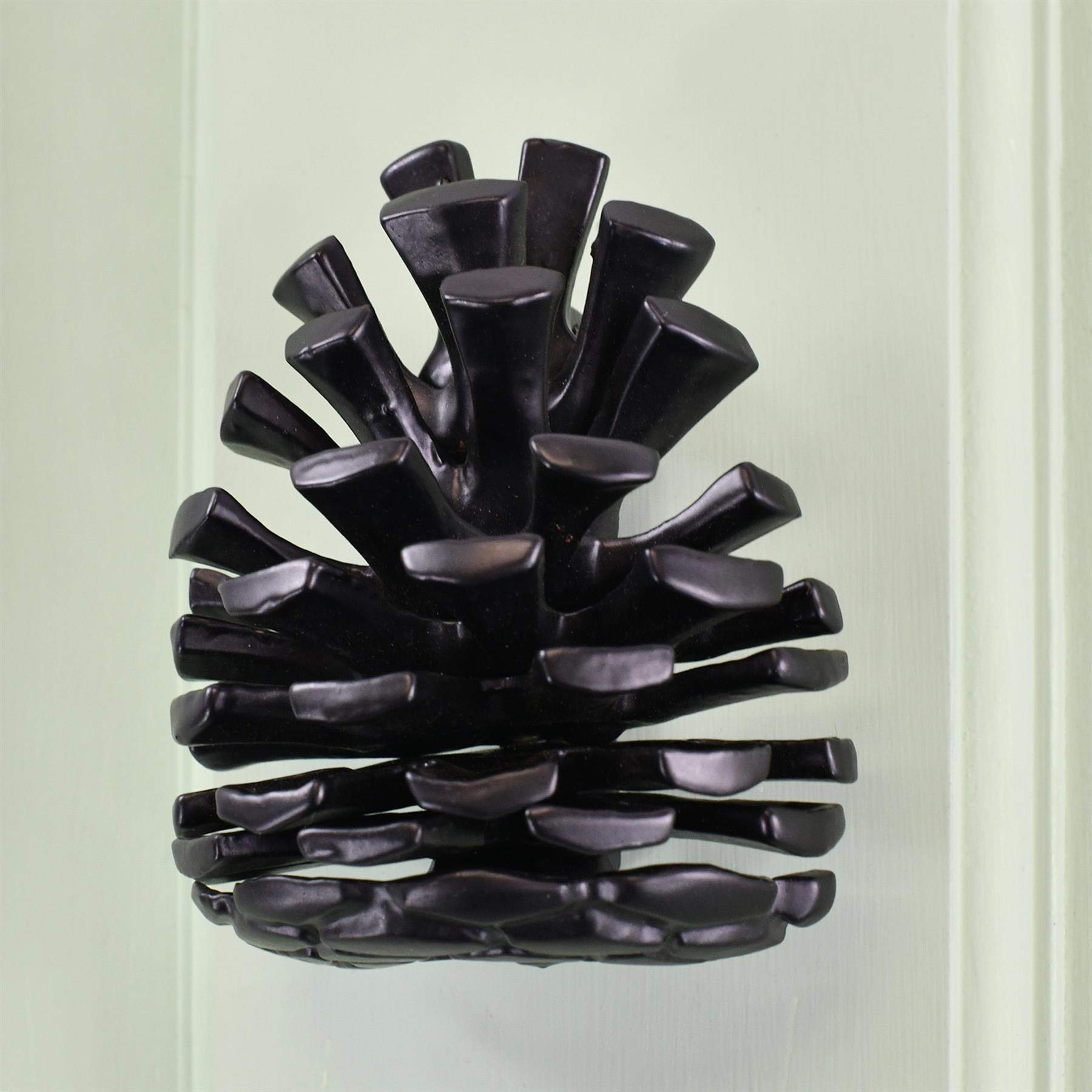 Black Country Metal Works Ltd Black Pine Cone Door Knocker