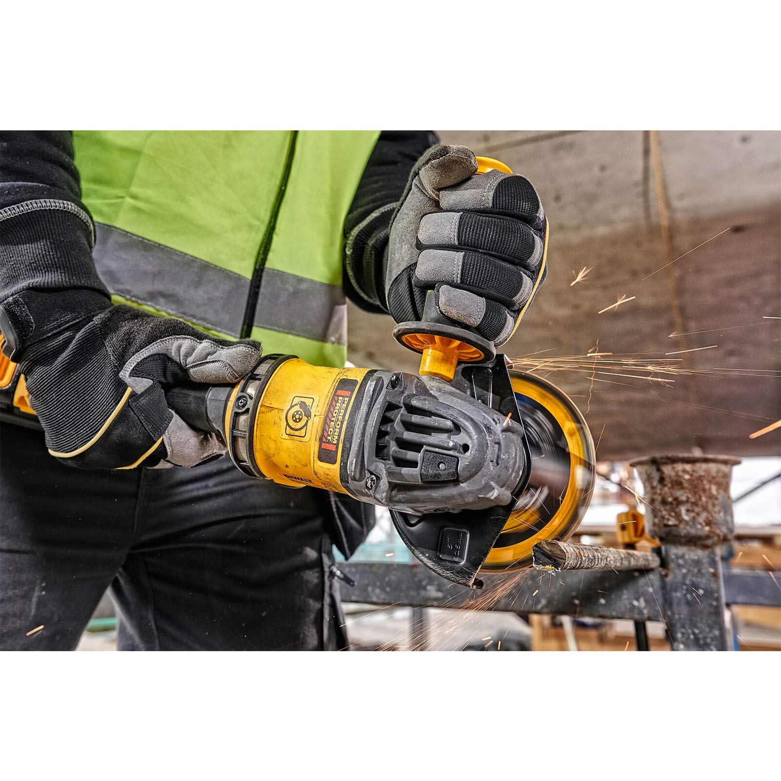 Dewalt DCK2016T2T-QW 3-biegowa akumulatorowa wiertarko-wkrętarka udarowa, akumulatorowa szlifierka kątowa z akumulatorem, w zestawie 2. akumulator