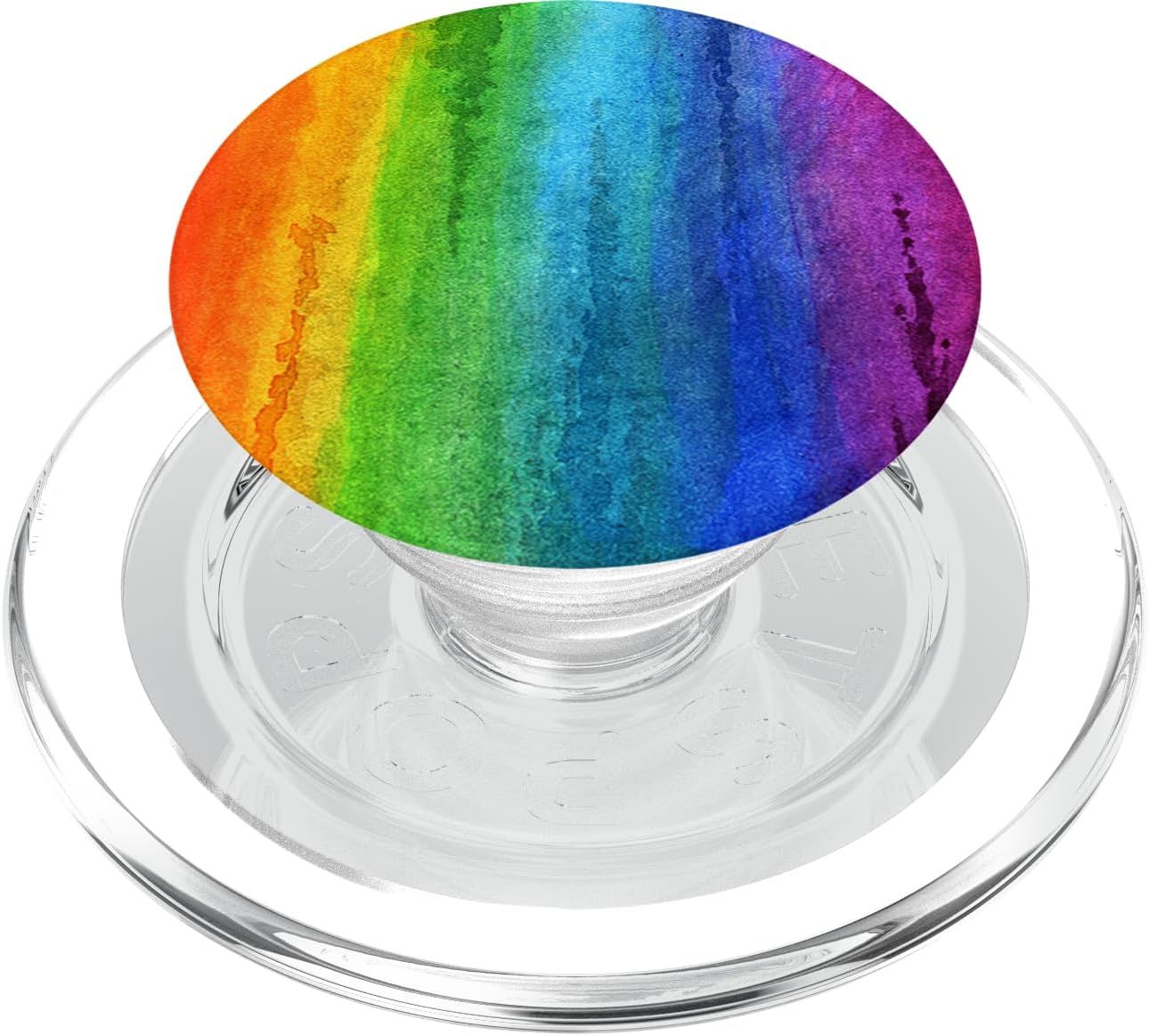 Gay Lesbian Pride Flag Watercolours LGBT Awareness PopSockets PopGrip for MagSafe