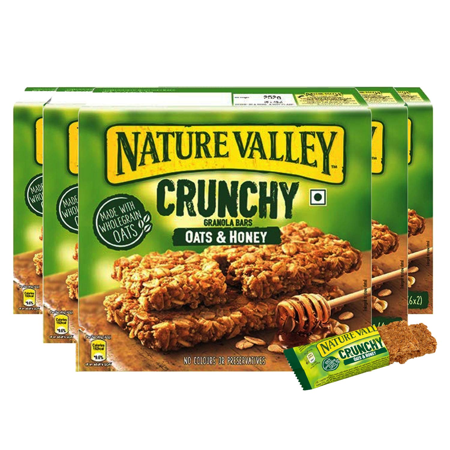 Nature Valley Crunchy Oats and Honey Pack of 5 Pouch, 5 X 210 Gm-image-29