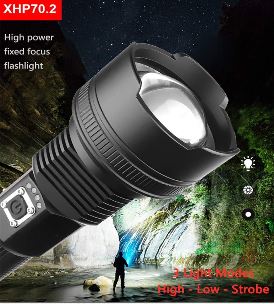 KIT TORCIA LED 100000 LUMEN RICARICABILE ZOOM 5 MODALITA' LUCE KIT TORCIA LED 100000 LUMEN RICARICABILE ZOOM 5 MODALITA' LUCE