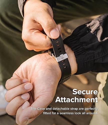 Miniatura 8 de Ringke Fusion-X Guard Correa de reloj  funda Compatible con Samsung Galaxy Watch 5 Pro Band con funda 2022 Funda resistente a prueba de golpes con