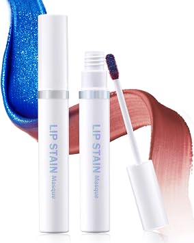 Lip Stain Masque Lip Liner Stain Long Lasting Waterproof Lip Tint Stain Semi-Permanent Lip Tattoo Transfer Proof Non-Drying Matte Finish Suitable for Womens Daily Lip Makeup