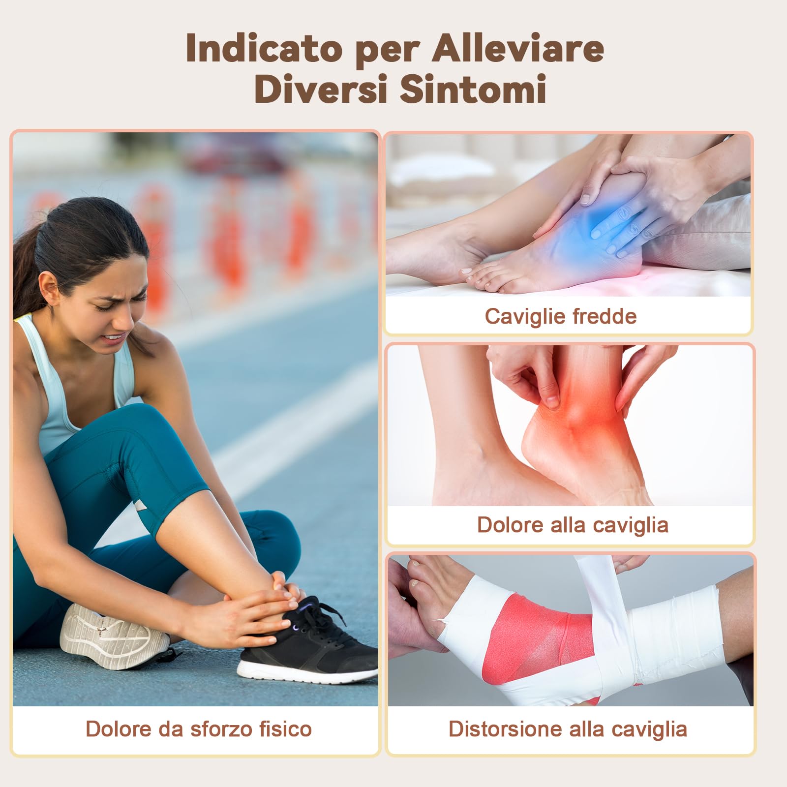 2 Pezzi Massaggiatore per Piedi 3 in 1 | 3 Modalità di Vibrazione | Temperatura Regolabile a 3 Livelli | Scaldapiedi IntegratoAllevia Dolori a Piante, Talloni e Caviglie | Massaggiatore Gambe