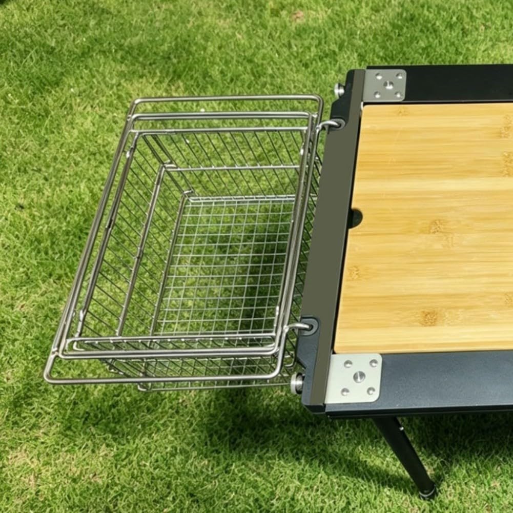Faltbarer Abtropfkorb Camping für igt Platzsparend Silber Faltbarer