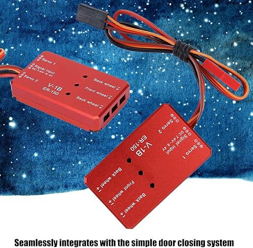 Miniatura 8 de Dilwe JP Hobby ER-150 Alloy Electric Retractable System for Fixed-Wing Aircraft RC Accessory(Controller (2S Power Supply))