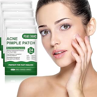 fashion mania 72 Counts Acne Pimple Patch, Absorbing Hydrocolloid Spots Treatment Fast Healing, Blemish Cover, 3 Sizes