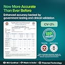 BeatO Combo: CURV Glucometer + BeatO CGM | Auto-Saves Readings | Sugar Test Machine | Android | Smartphone Connected Glucometer Machine | ISO Certified | Free Strips & Lancets | Lab-Grade Accuracy | Life time warranty (BGM-CGM) gallery image