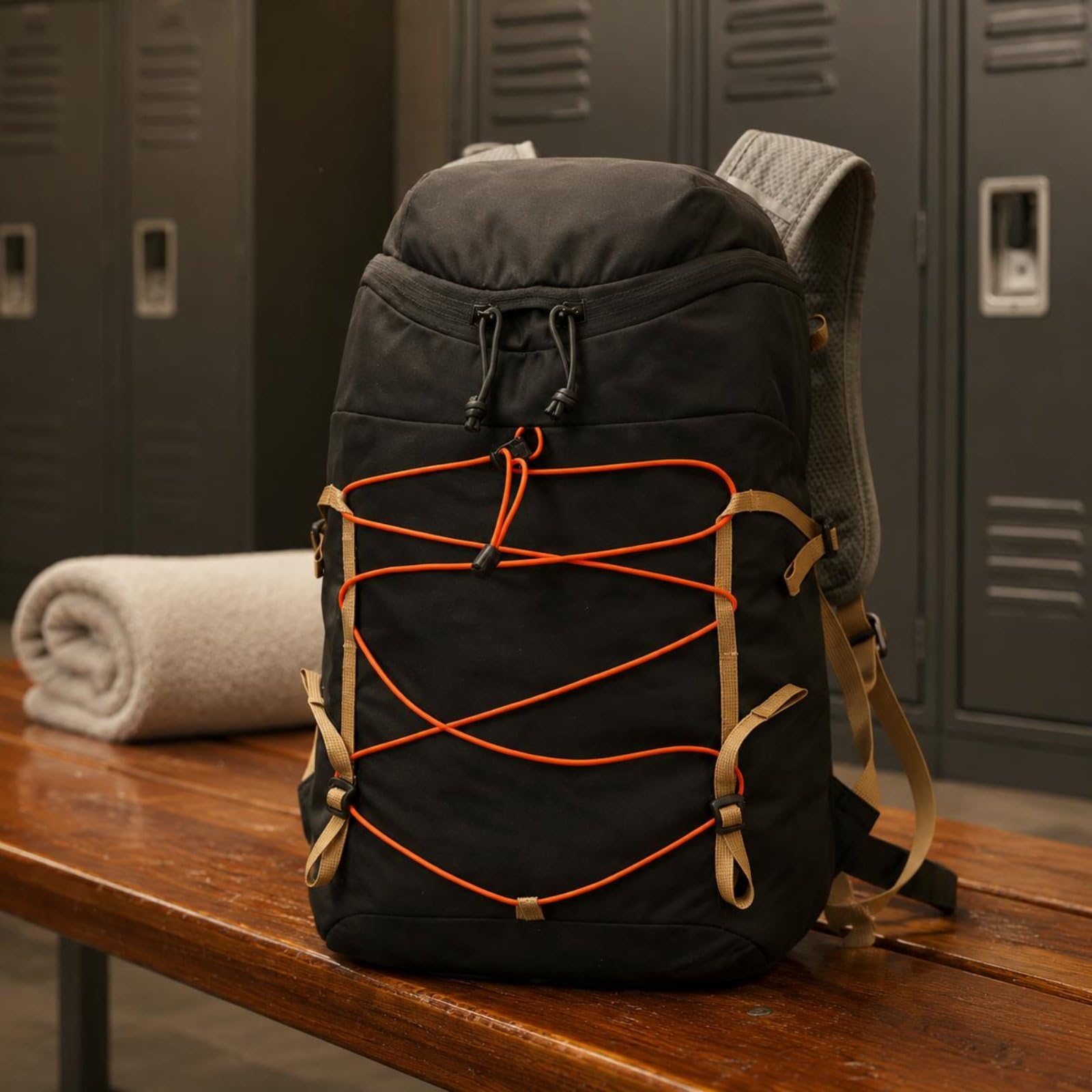 Baoblaze Zaino da Trekking Zaino Zainetto Borsa Rucksack con Chiusura a Coulisse Rapida Spallacci Imbottiti Cinghie per Compressione Struttura Morbida