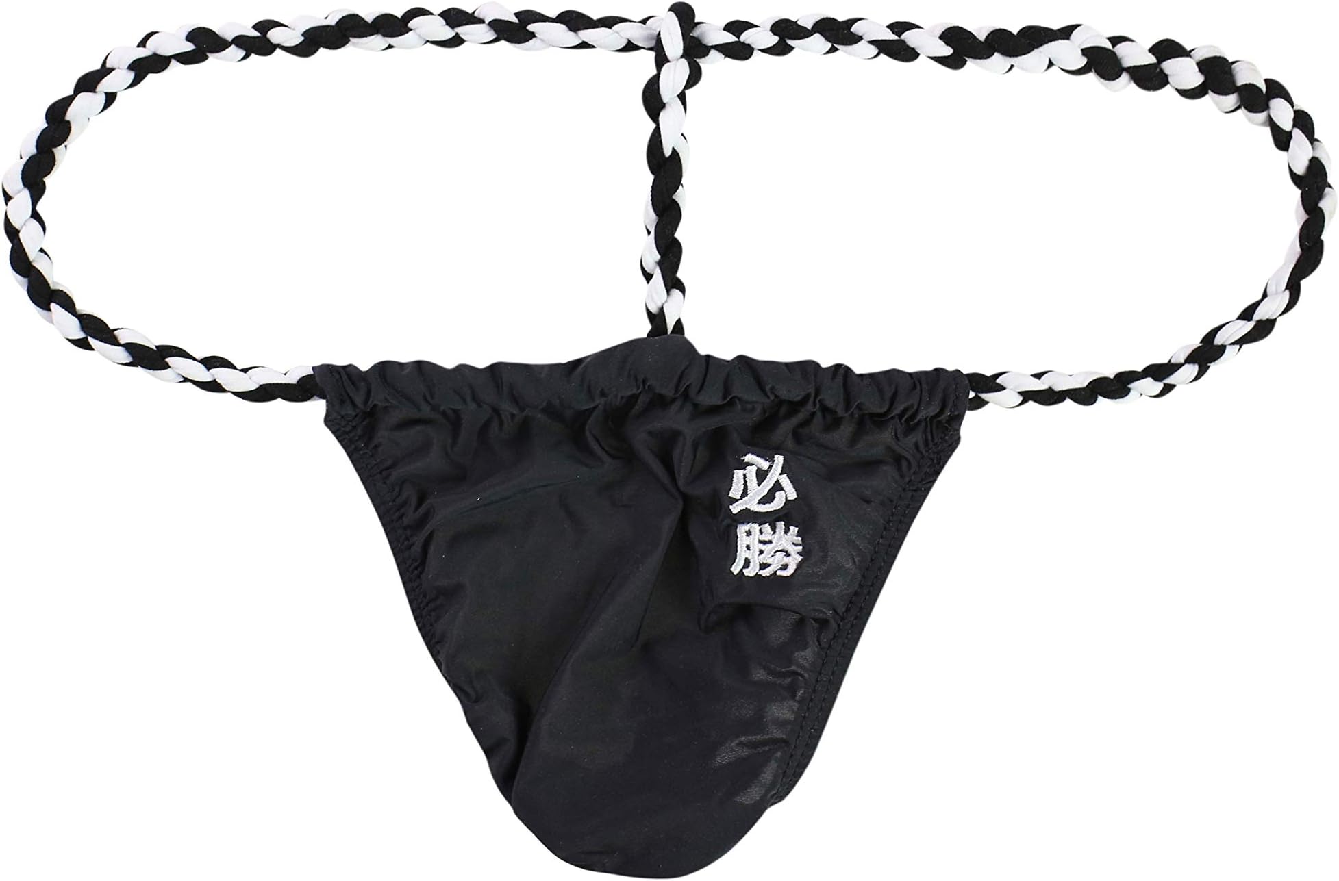 Mens T-back Cotton Thongs Sumo G String Low Rise Bikini Briefs Underwear