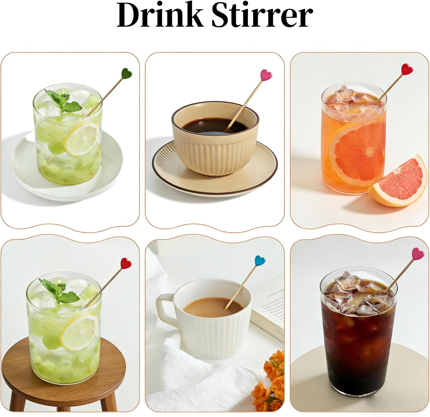 Wooden Rock Candy Sticks, Swizzle Sticks, Cake Pops Coffee Stirrers