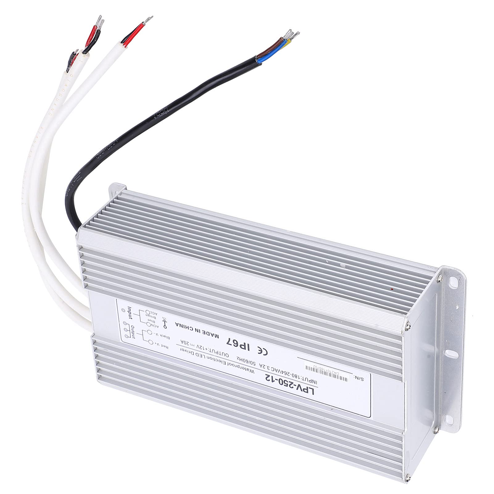 IP67 Wodoodporny Sterownik LED 12V 250W Zasilacz