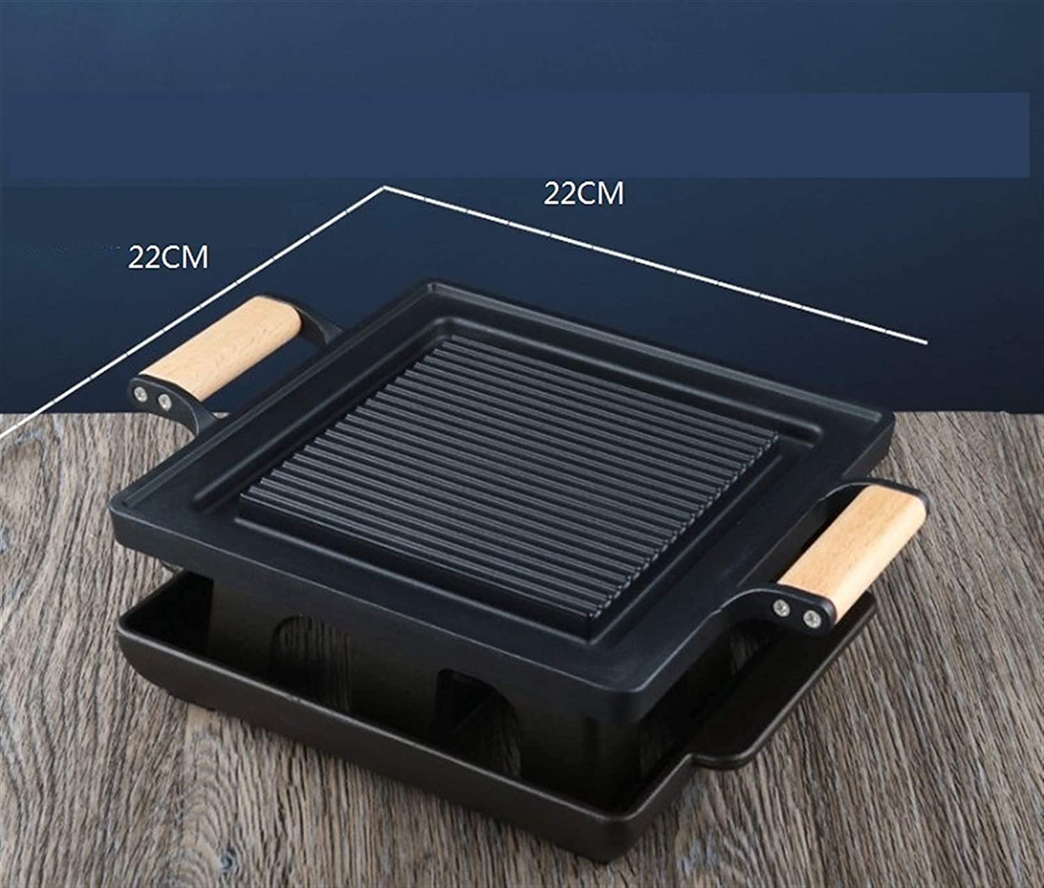 Mini grill Chal do wewnątrz i na zewnątrz koreański grill przenośne urządzenie do gotowania Teppanyaki idealne na imprezy i spotkania domowe grille