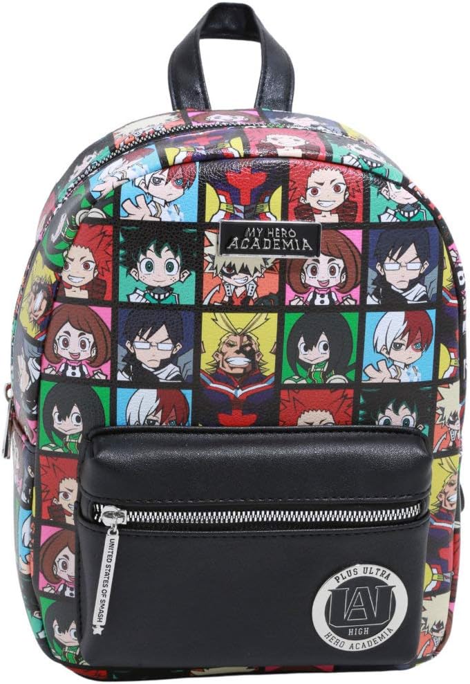 My Hero Academia Chibi Grid Mini Backpack