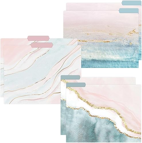 Miniatura 10 de bloom daily planners Carpetas decorativas para archivos, juego de doce organizadores de tamaño carta (8.5 x 11 pulgadas), pestañas de corte 13,