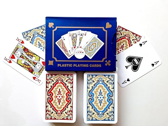 Plastik Oyun Kağıdı, Çift Deste, İskambil Kağıdı, Kendi Özel Kutusunda, Uzun Ömürlü