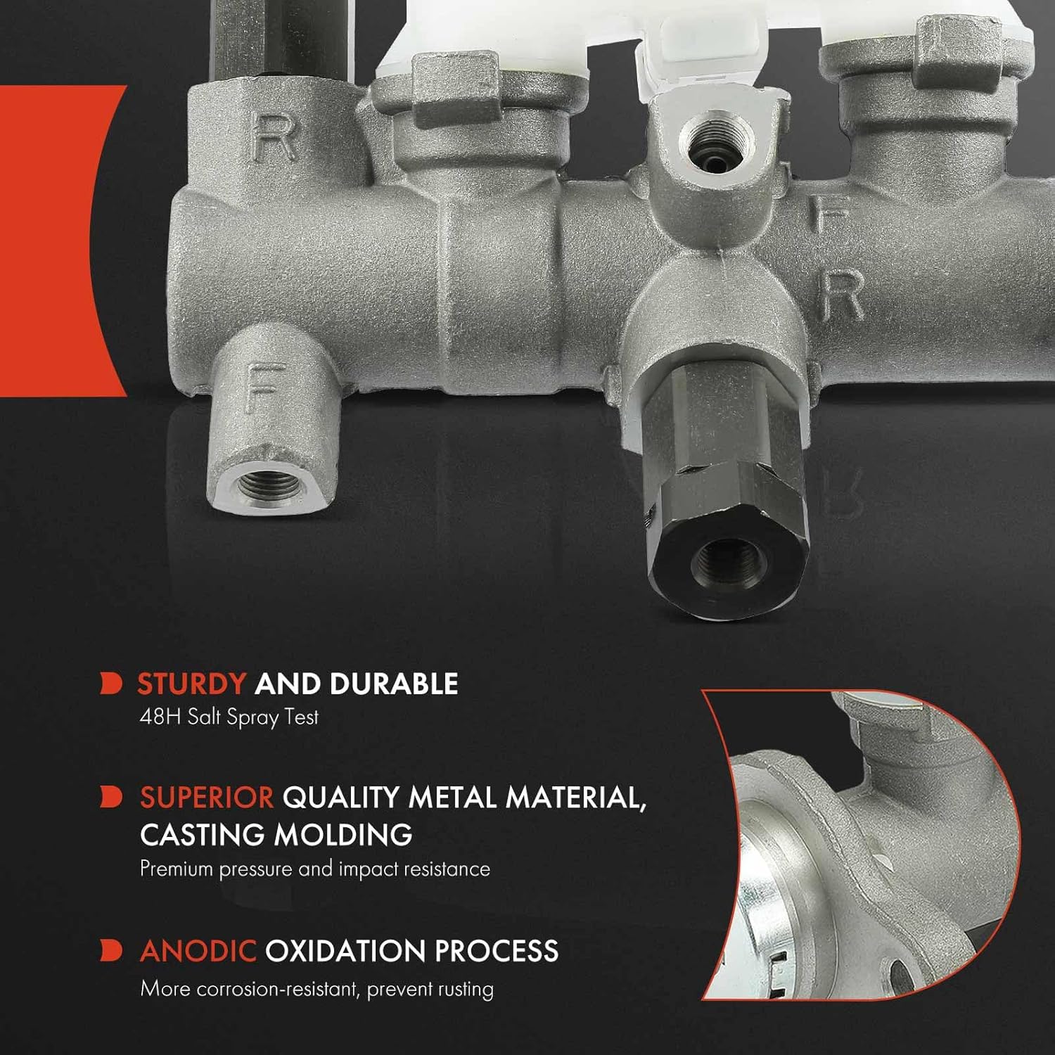 A-Premium Brake Master Cylinder with Reservoir and Sensor Compatible with Nissan Vehicles - Sentra 2000-2006 - Replace# 46010-5M100, 46010-43U00