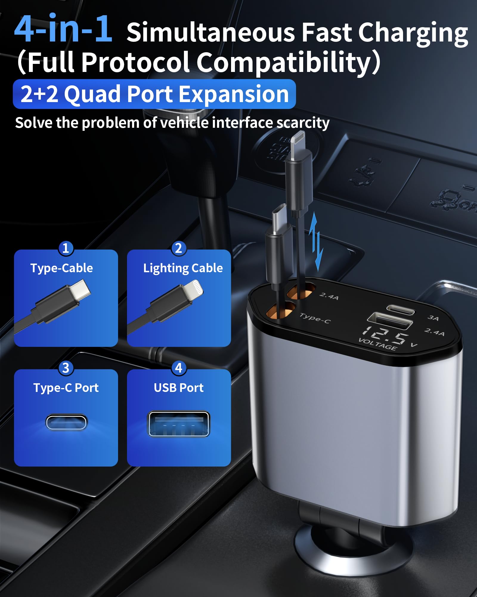 Tabeo e2 AC Adapter & Cable with Pin