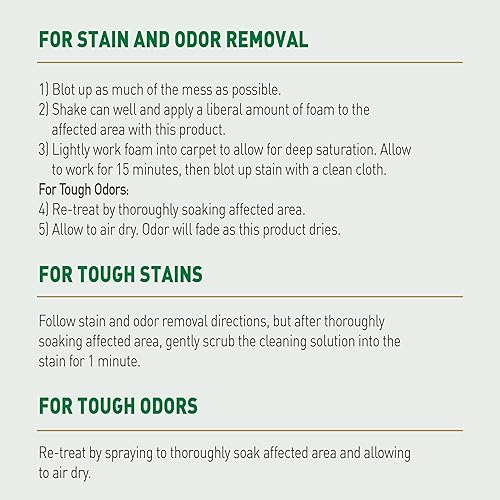 Miniatura 2 de Nature's Miracle Destructor de orina Plus para gatos, fórmula enzimática para manchas graves de orina de gatos, 17.5 onzas