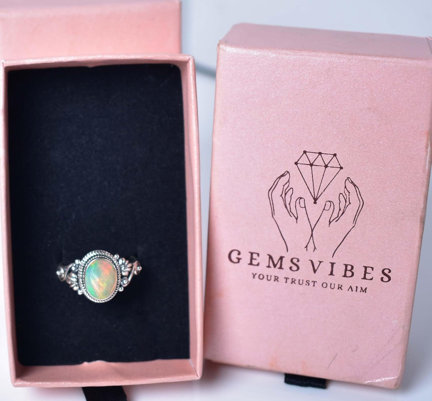 930 Sterling Silver Ring Green Onyx Handmade Ring For Women Everyday Jewelry Statement Ring For Birthday Christmas Gift For Her Gemstone Onyx Ring Gems Vibes