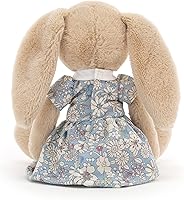 Vista 4 de Jellycat Lottie Bunny Floral Stuffed Animal, 11 inches - Rabbit & Bunny Plush Toy - Classic Children's Gift