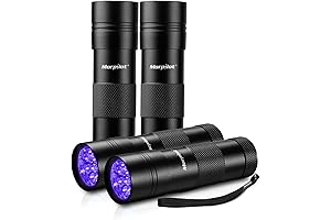 NEONIC Rechargeable UV LED Black Light 395nm, Pack of 4