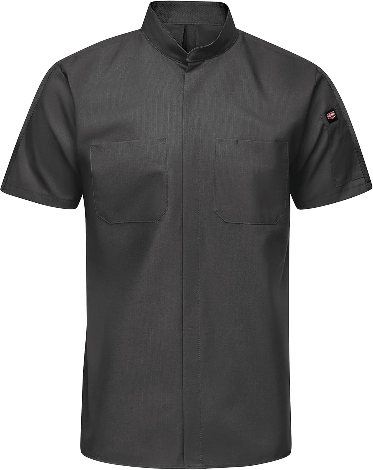 Red Kap mens Short Sleeve Pro+ With Oilblok and Mimix™ work utility shirts, Charcoal, Large US