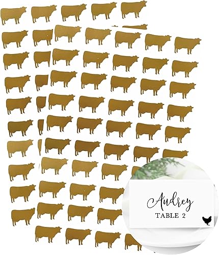 Meal Indicator Stickers (set of 100) - Menu Choice Icons - Entree Stickers for Place Cards - Escort Card Stickers -Minimalist Meal Choices - Unique