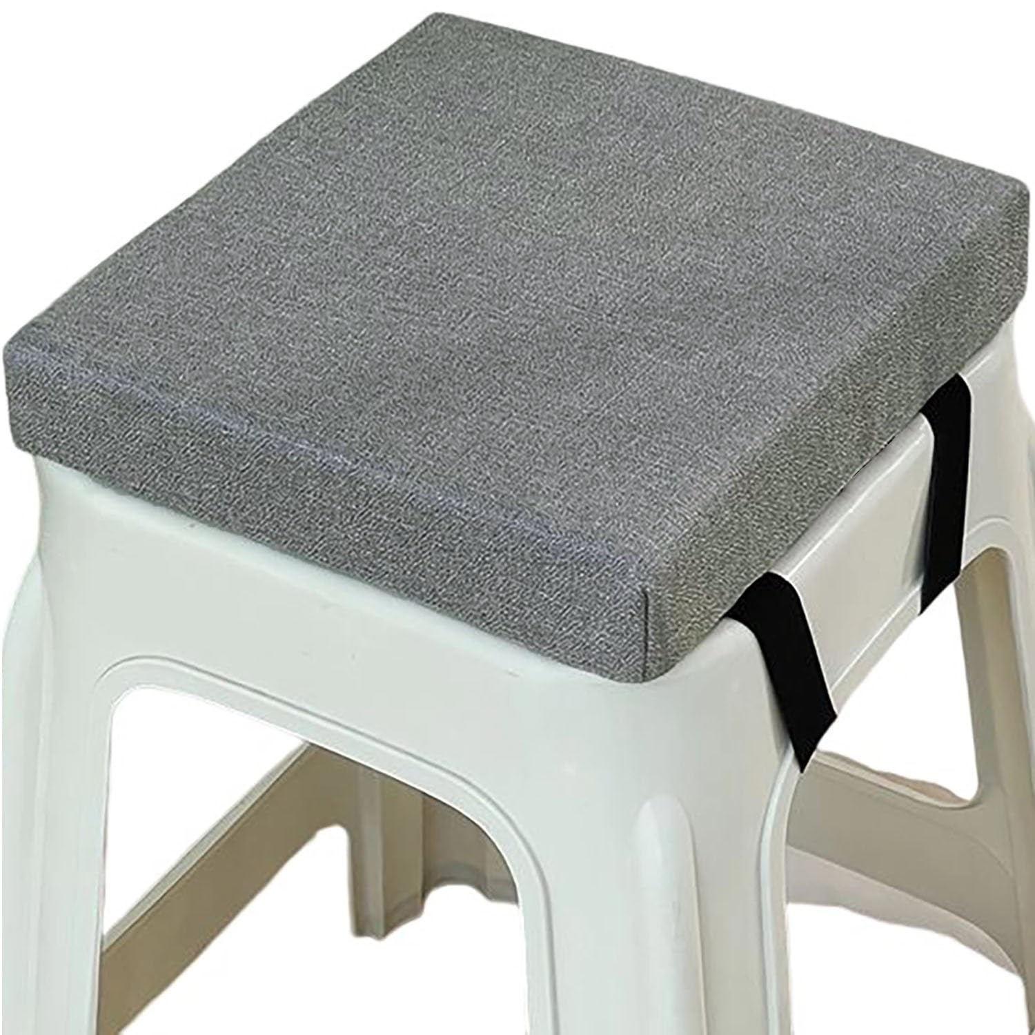 Square Bar Stool Seat Cushions with Ties Anti-Slip Chair Cushions 25x25/40x40/30x30cm Memory Foam Chair Pad with Washable Cover for Outdoor,Indoor,Garden,Dining,Kitchen,Bar Chairs(A1,28x28x5cm) — image 1