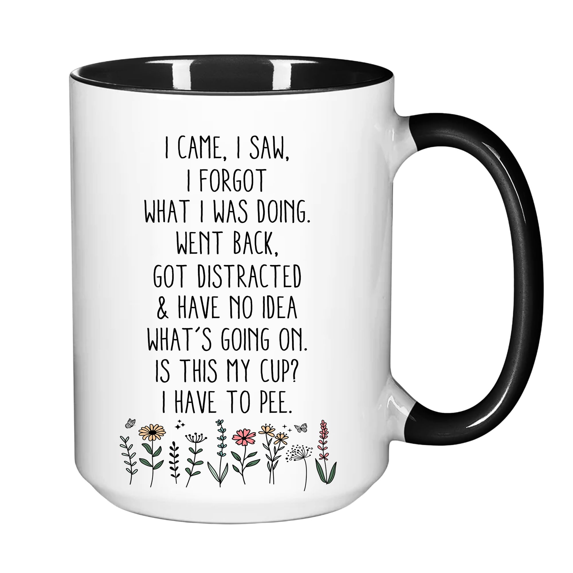 I Came I Saw I Forgot Coffee Mug Funny Senior Citizens Mug Funny Sarcastic gifts for Old People Elderly Mom Dad Grandma Grandpa For Mothers Day
