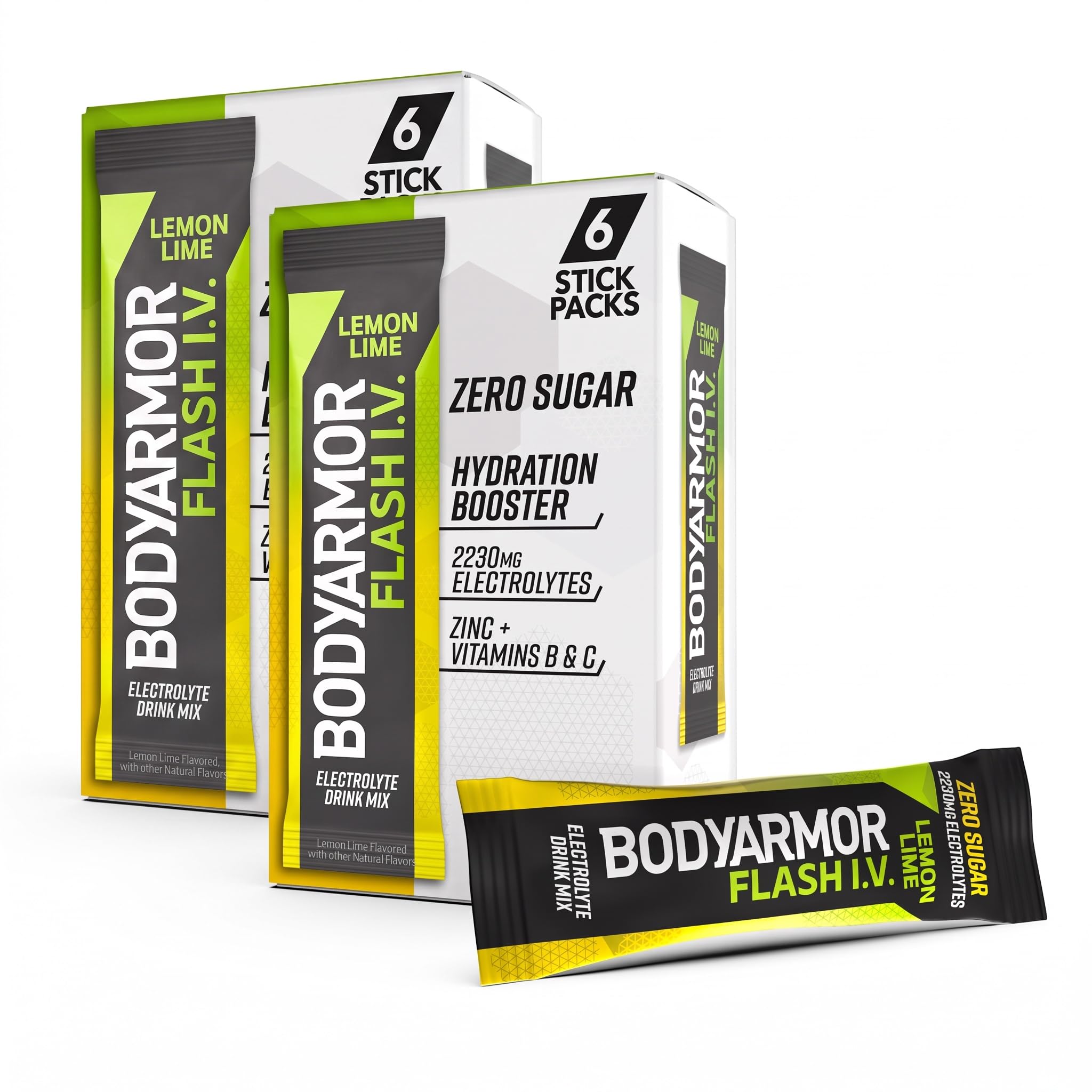 BODYARMOR Flash IV Zero Sugar Electrolyte Mix, Strawberry Kiwi, 6 Ct — Amazon image 13