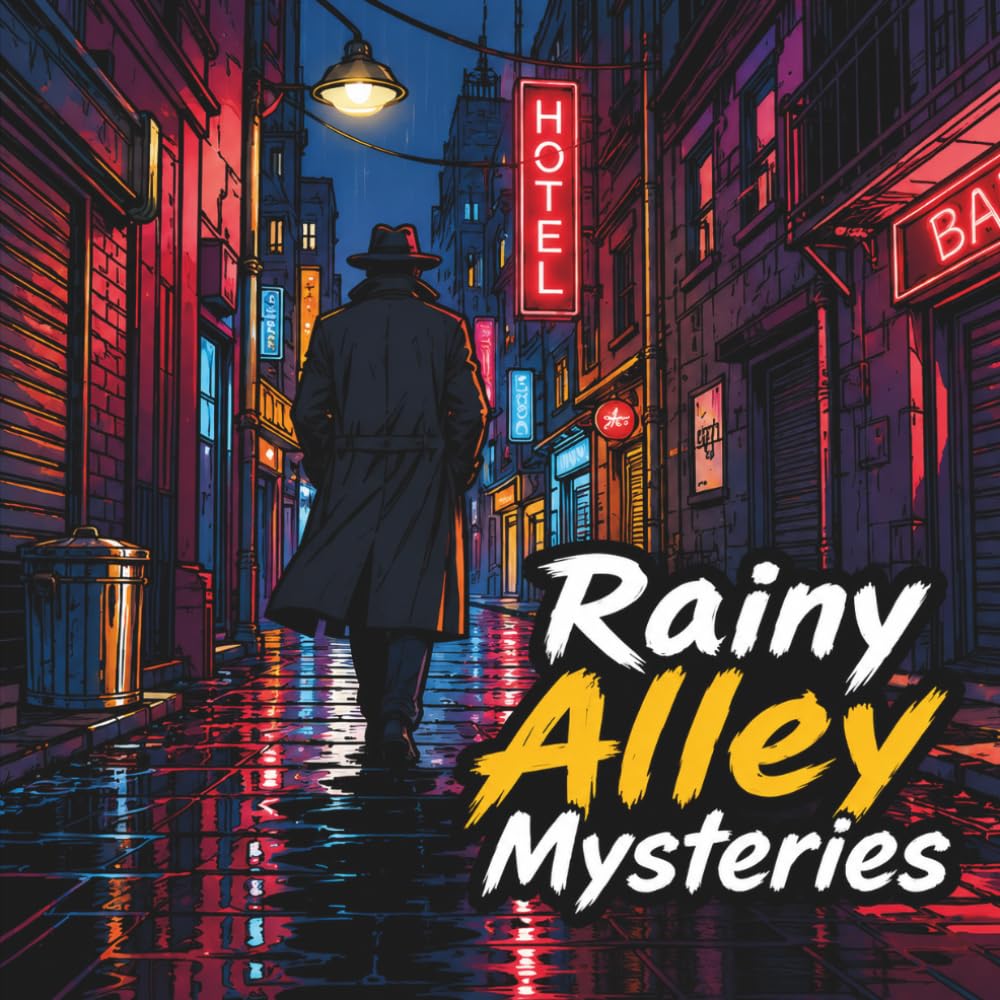 Rainy Alley Mysteries: 50+ Atmospheric Shadow Coloring Pages for Adults Featuring Foggy Alleys, Flickering Streetlights, Hidden Doorways, Stormy ... Urban Nights (Shadow Evidence Series)