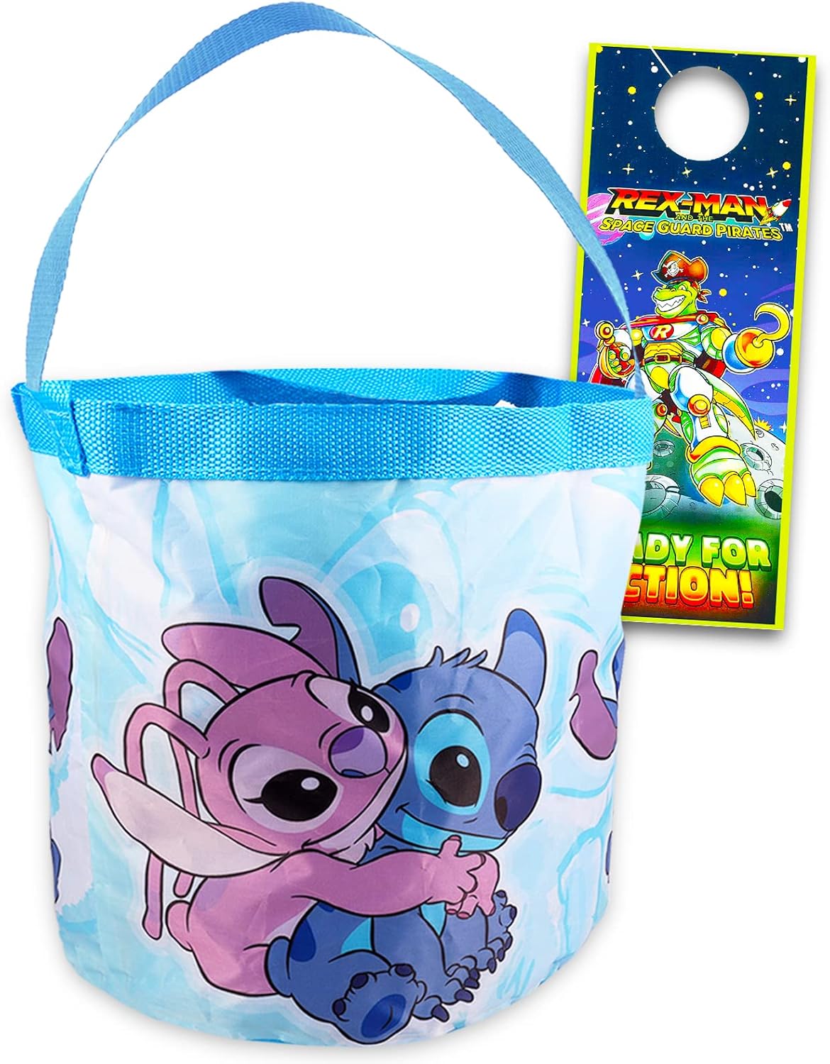 Lilo and Stitch Storage Basket for Kids Bundle with Disney Stitch Toy