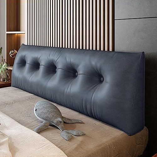 ZZYK Almohada triangular grande para cabecero, almohada de lectura en cuña, respaldo de cabecero, cojín de apoyo de posicionamiento extraíble para