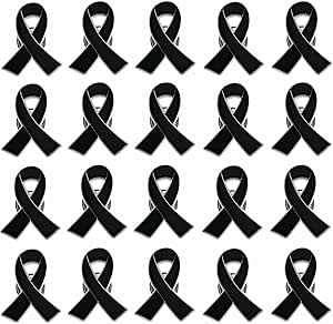 Funeral Ribbon 50 Pcs Memorial Ribbon Pins Forever In Our Hearts