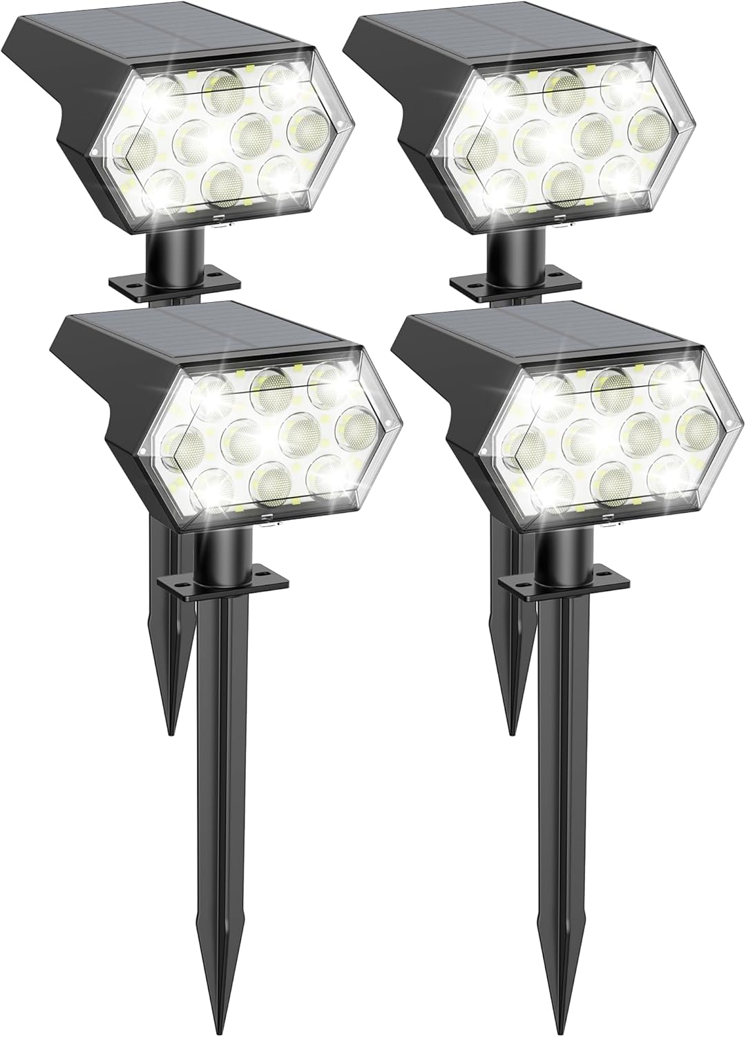 Kaxiida Upgrade Solar Lights Outdoor Waterproof IP68, 92 LED 3 Lighting Modes Solar Spot Lights Outdoor with Auto On/Off for Yard Patio Garden Pathway Landscape Lighting Kaxiida Upgrade Solar Lights Outdoor Waterproof IP68, 92 LED 3 Lighting Modes Solar Spot Lights Outdoor with Auto On/Off for Yard Patio Garden Pathway Landscape Lighting