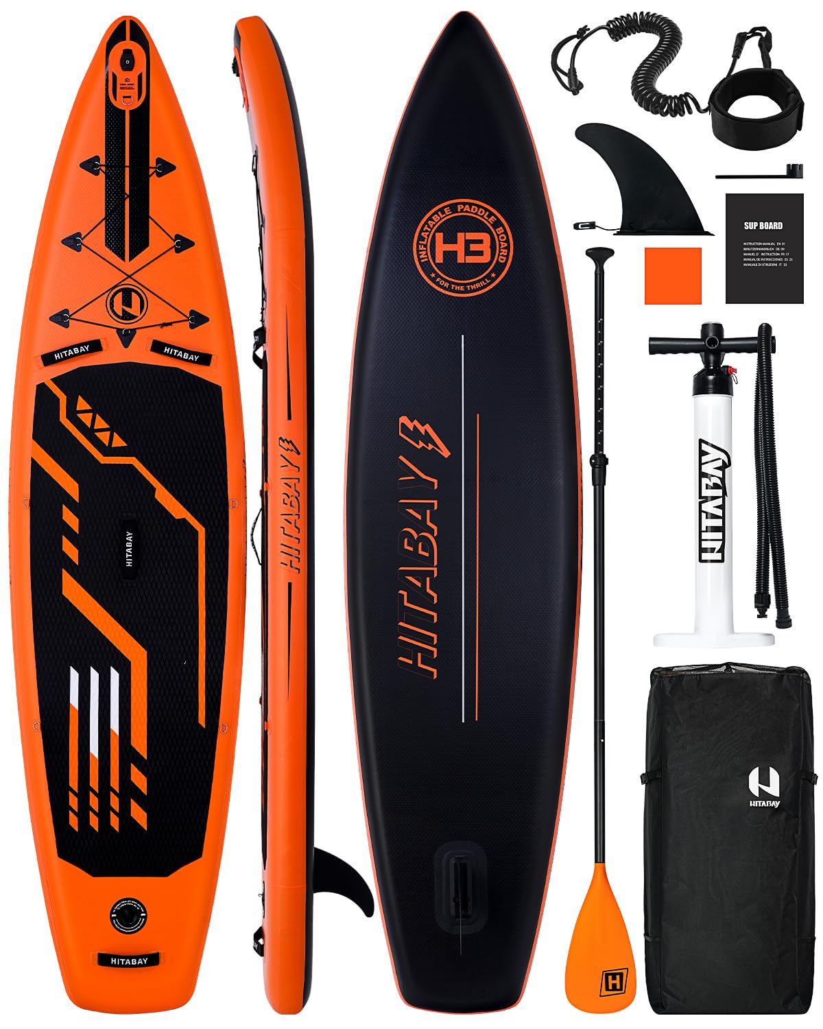Deska SUP z kompletnymi akcesoriami, 290 cm i 320 cm i 335 cm nadmuchiwana SUP dla dorosłych, maksymalne obciążenie 150 kg deski surfingowej