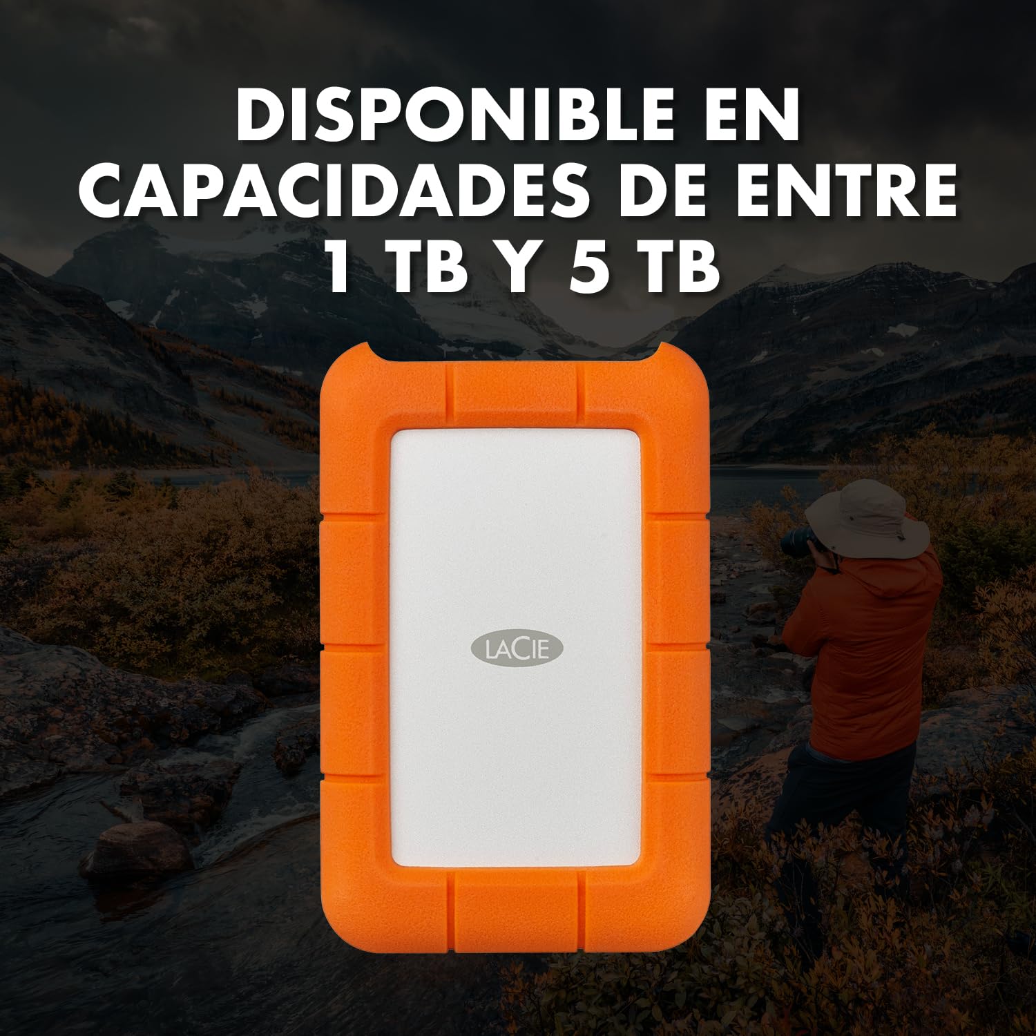LaCie 2TB Rugged Disco Duro Portátil | USB-C (STFR2000800)
