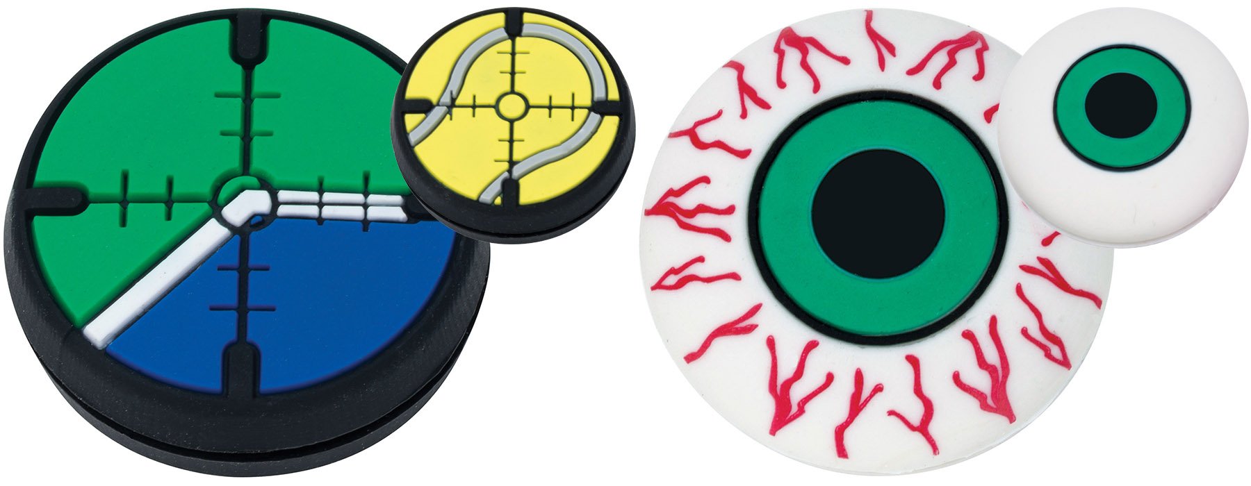 GAMMASports String Things Vibration Dampeners(2-Pack) - Sight/Green Eye
