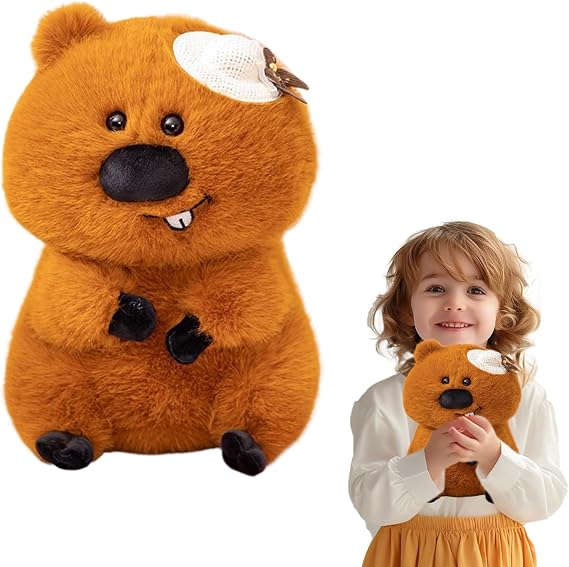 Cartoon Stuffed Animal, Comfortable Exquisite Plush, Easy Care Collectible Doll Relaxation Aid Smooth Texture Snuggle Buddy Vibrant Colors Material, Pillow Toy for Family, Friends, Coll